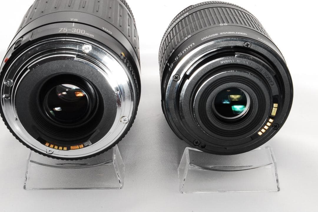 Canon Kiss X7i＋18-55＆75-300mm自撮り◎☘️極上