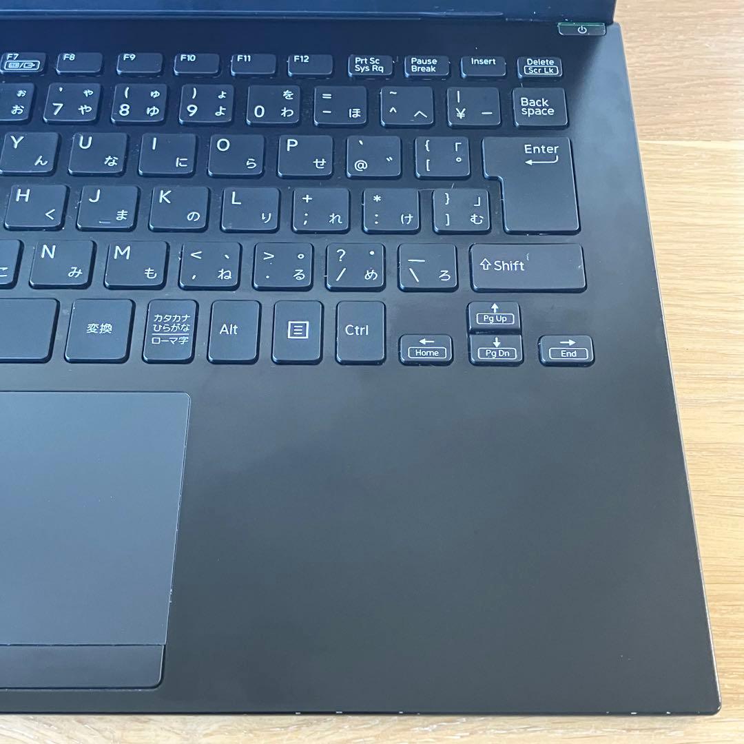 VAIO/16G/i7/SSD/カメラ/Win11pro/軽量/黒/ノートPC