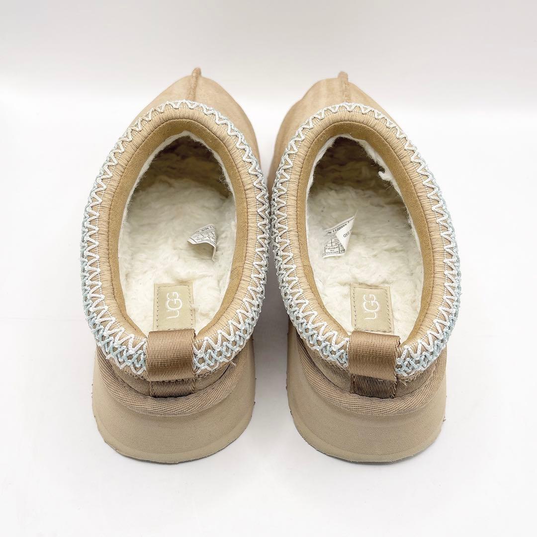 【人気】UGG Tazz sand ベージュ 23 厚底 スリッポン