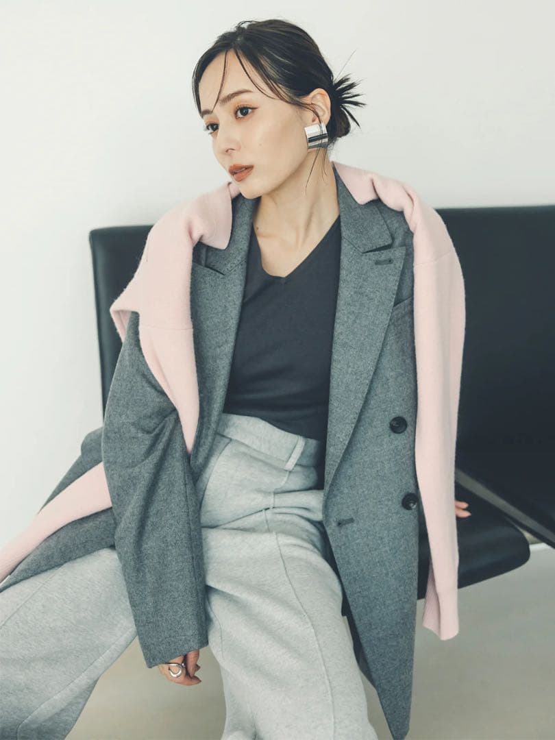 ステートメントウールオーバージャケット