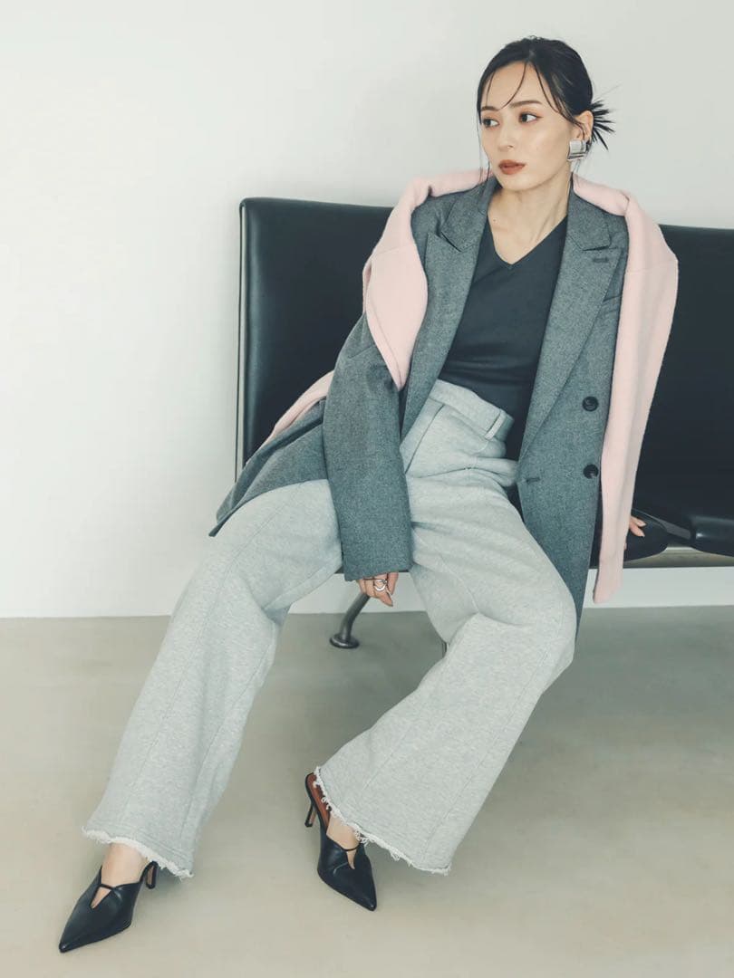 ステートメントウールオーバージャケット