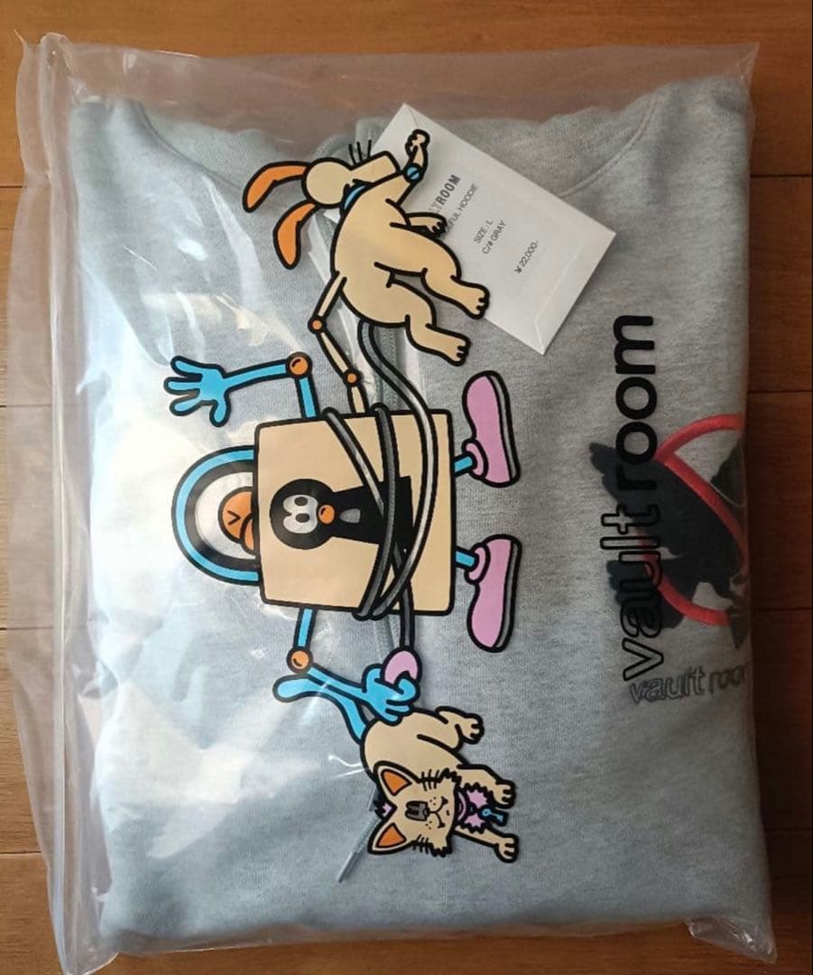 vaultroom PEACEFUL HOODIE / GRY　L