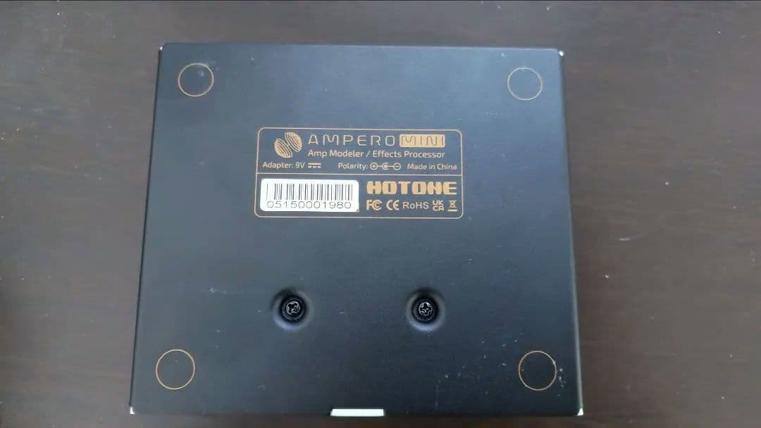 Ampero Mini フットスイッチカバー エフェクトリスト付き HOTONE