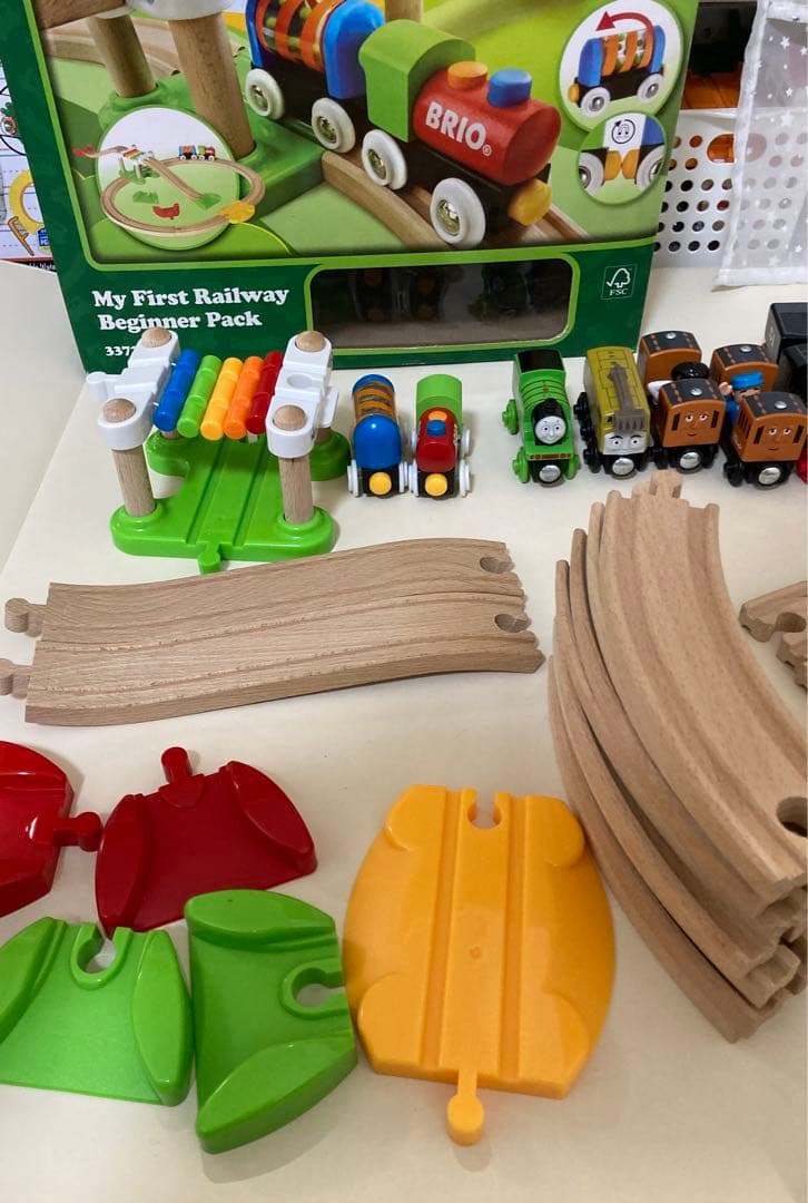 【BRIO】マイファーストビギナーセット　＋　木製トーマスと仲間たち　等