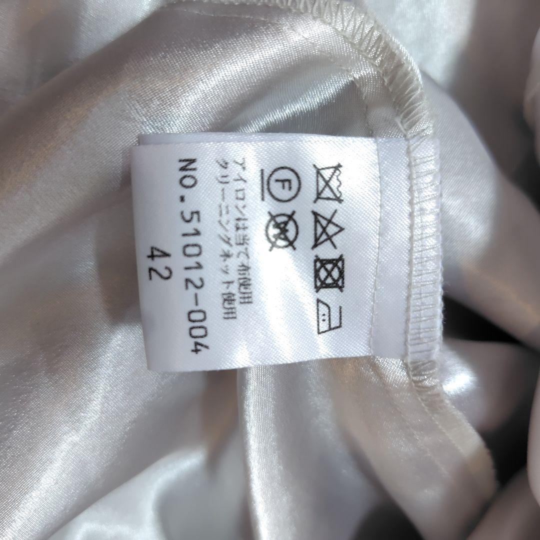 【極美品♡希少42】ローズティアラジュエル　高級フラワーチュール刺繍ワンピース