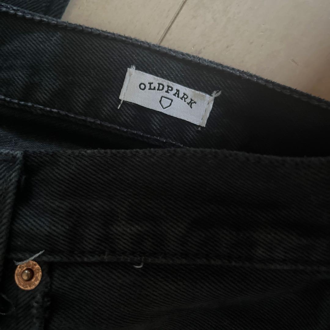 オールドパーク　OLDPARK　リメイク　スリットジーンズ
