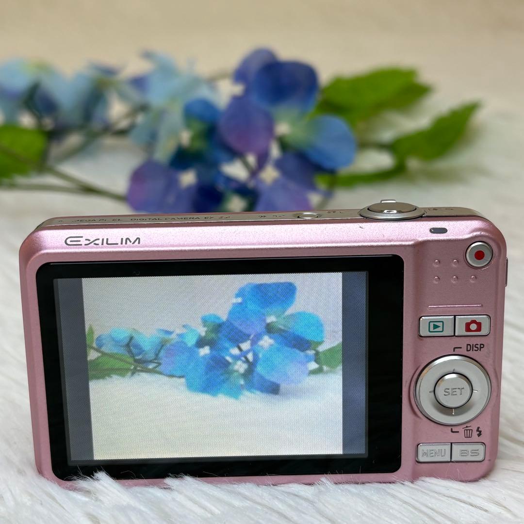 CASIO カメラ　エクシリム　EX-Z80 充電器　ピンク　コンデジ　動作品