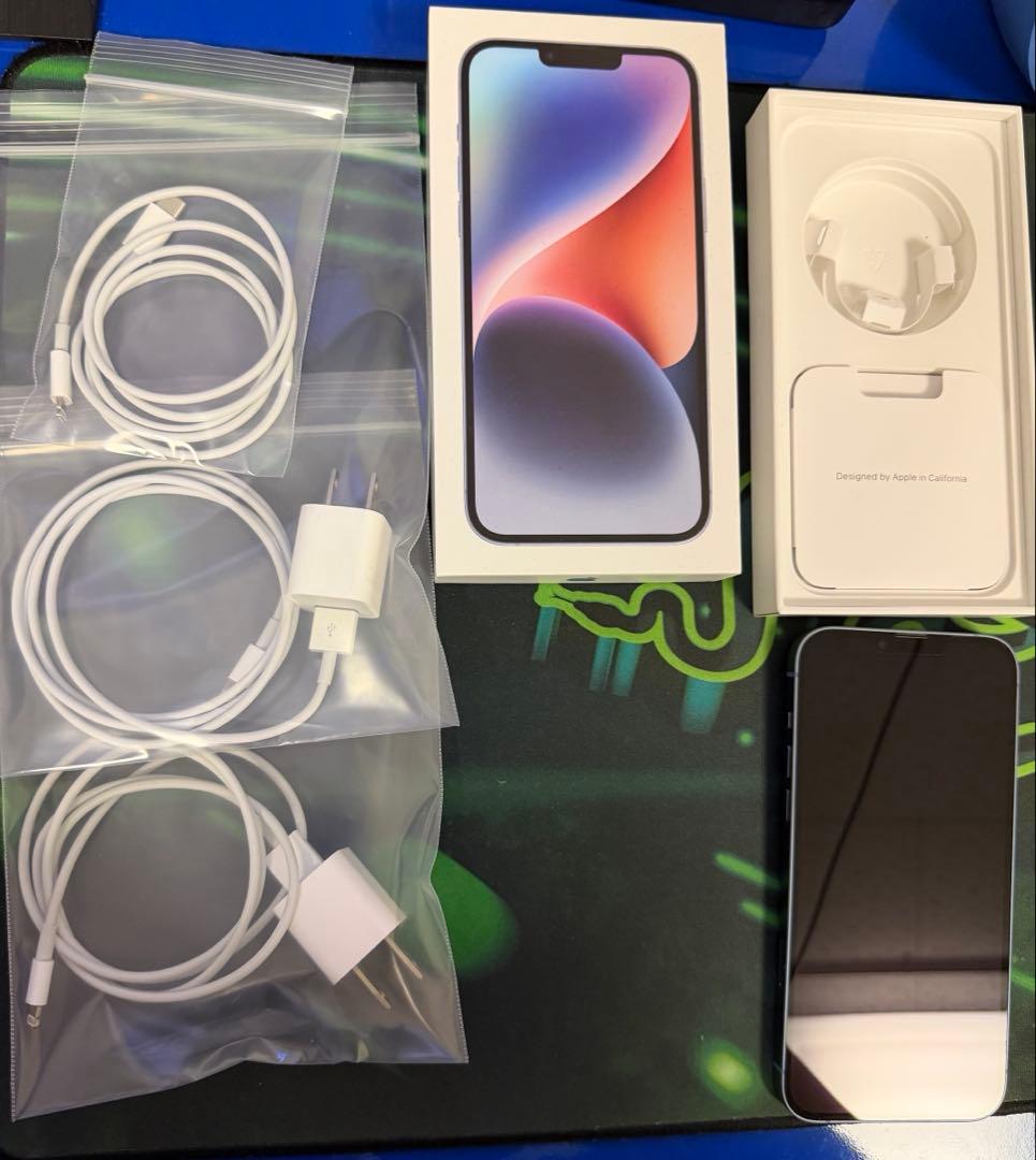 Apple iPhone 14 plus ブルー