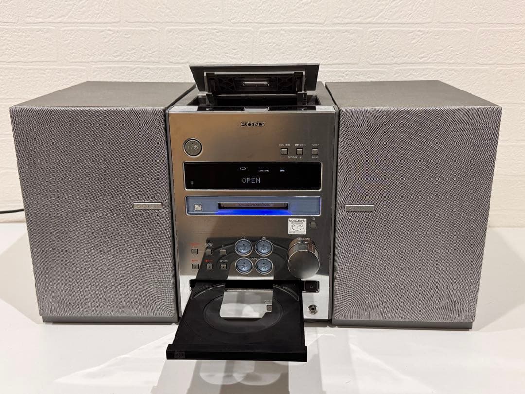 【レア・完動品】 SONY CMT-J3MD メタリック調　《手渡し可能》