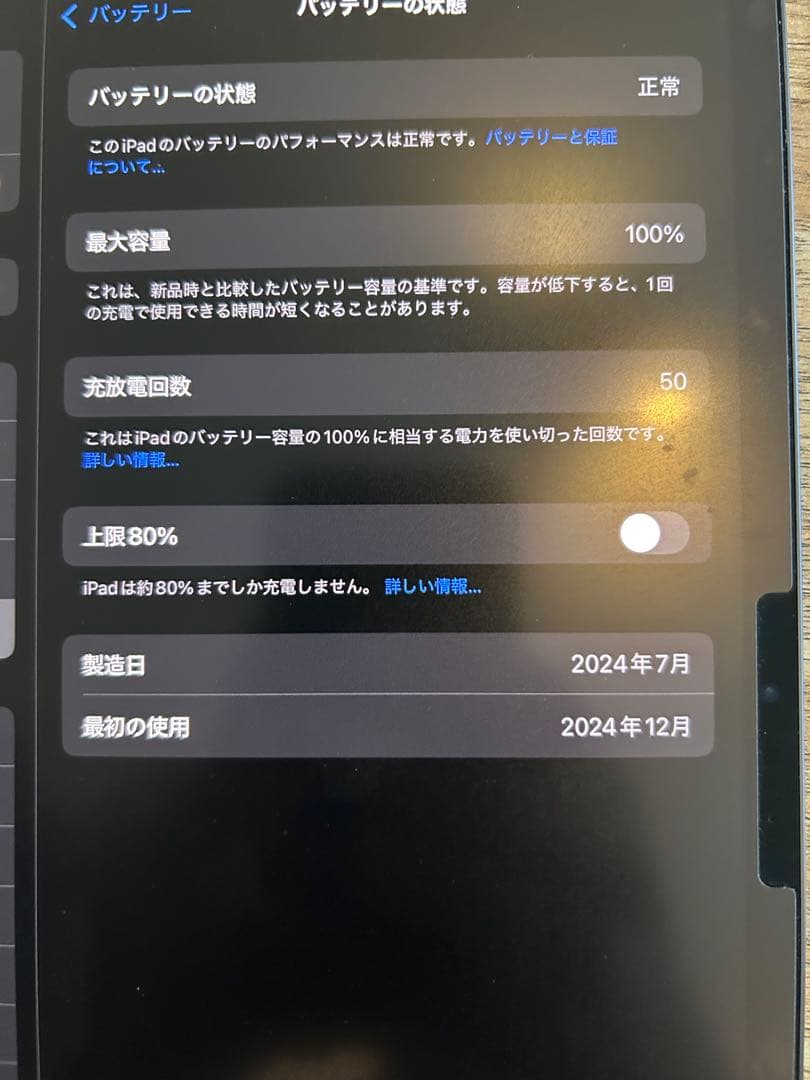 ipad pro m4 256GBセルラーモデル 純正Cellular