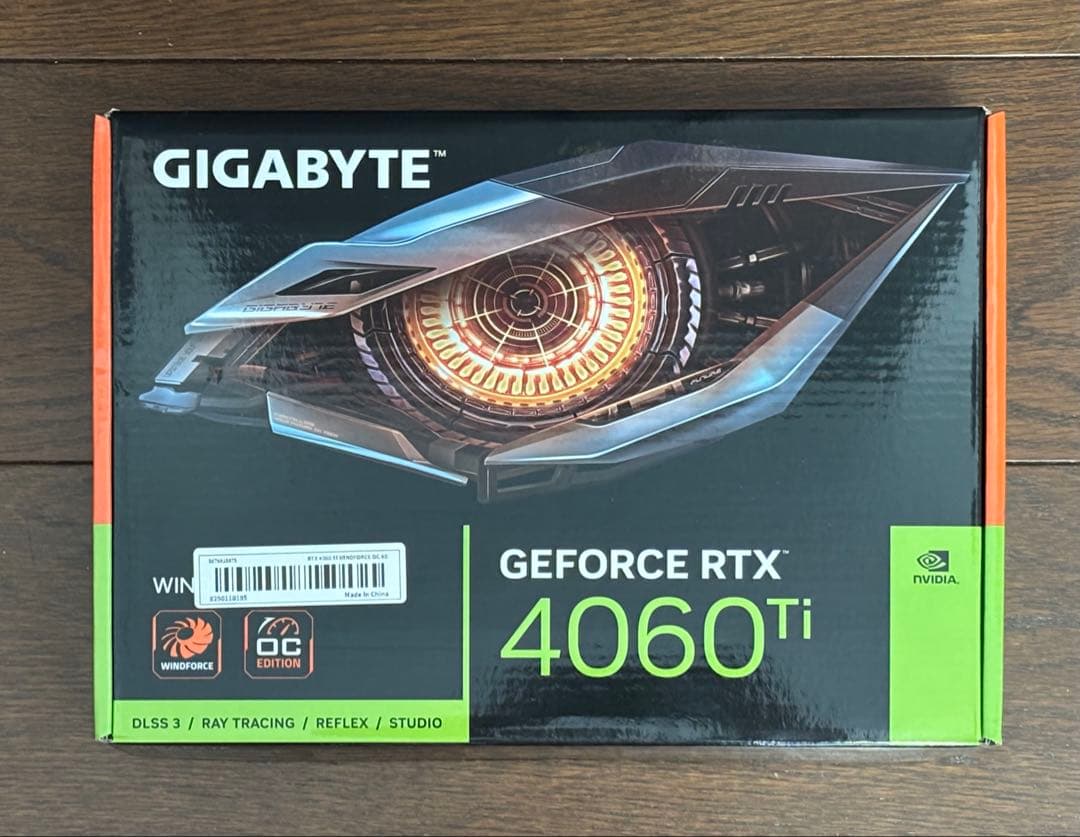 即納 GIGABYTE GeForce RTX4060TI WINDFORCE