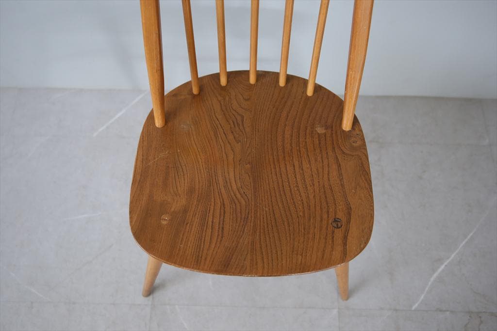 英国アンティークアーコールクエーカーチェア/ダイニングイス(91-193-1)