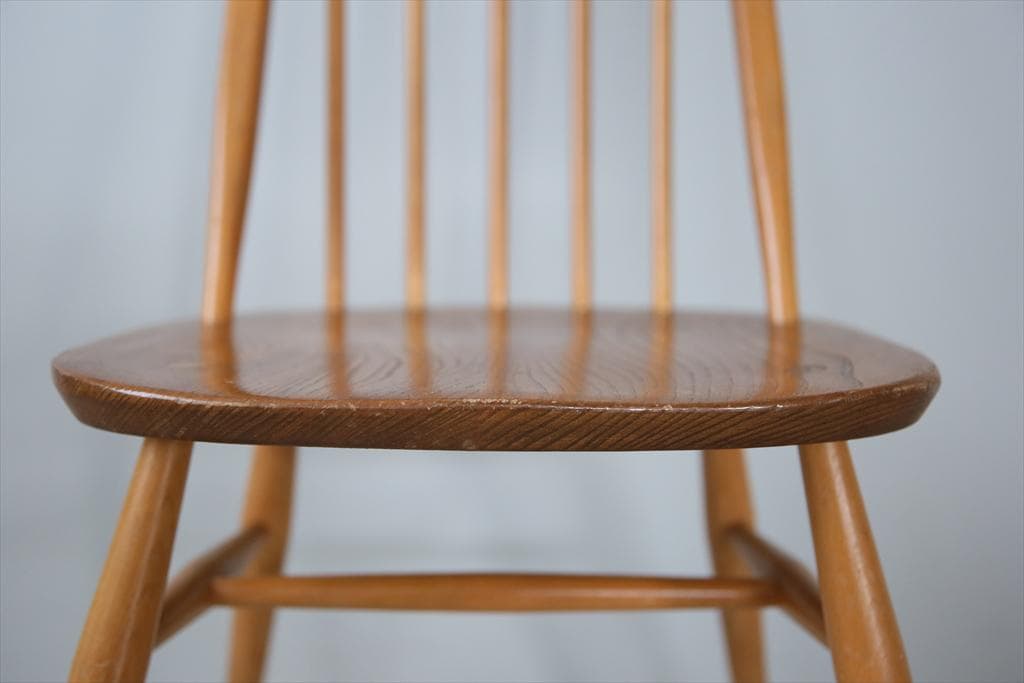 英国アンティークアーコールクエーカーチェア/ダイニングイス(91-193-1)