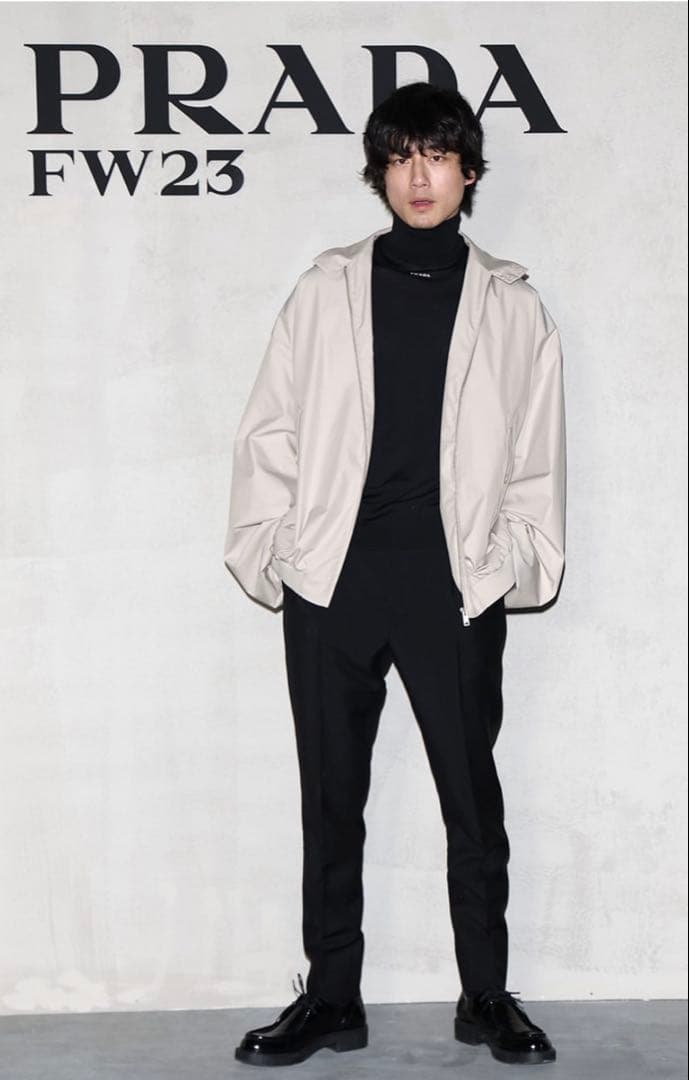 PRADA FW23 ラフシモンズ　RAFSIMONS 坂口健太郎　ボンバー