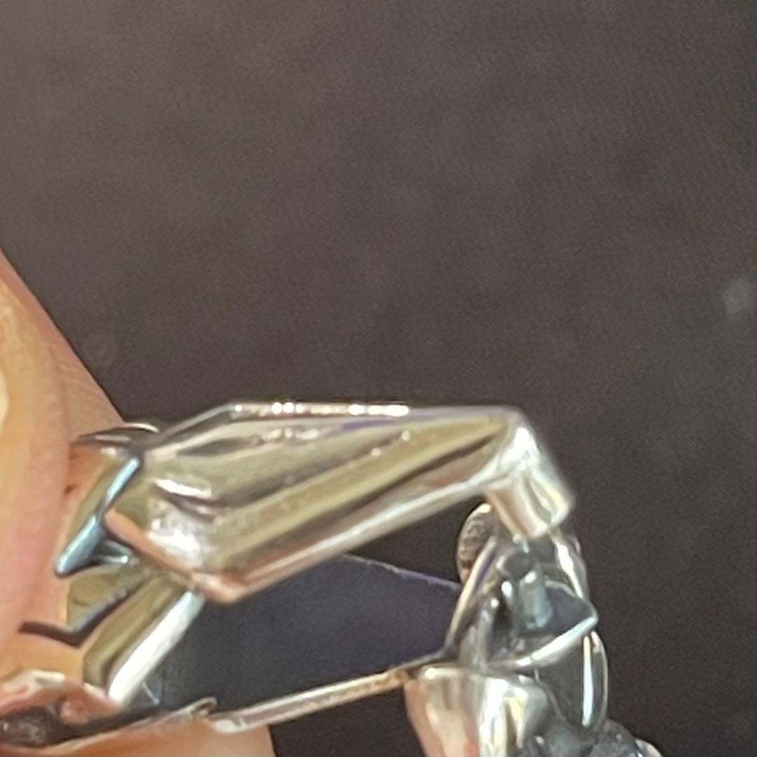 925スターリングシルバー レトロ＆ディストレストスタイルの 新しいブレスレット