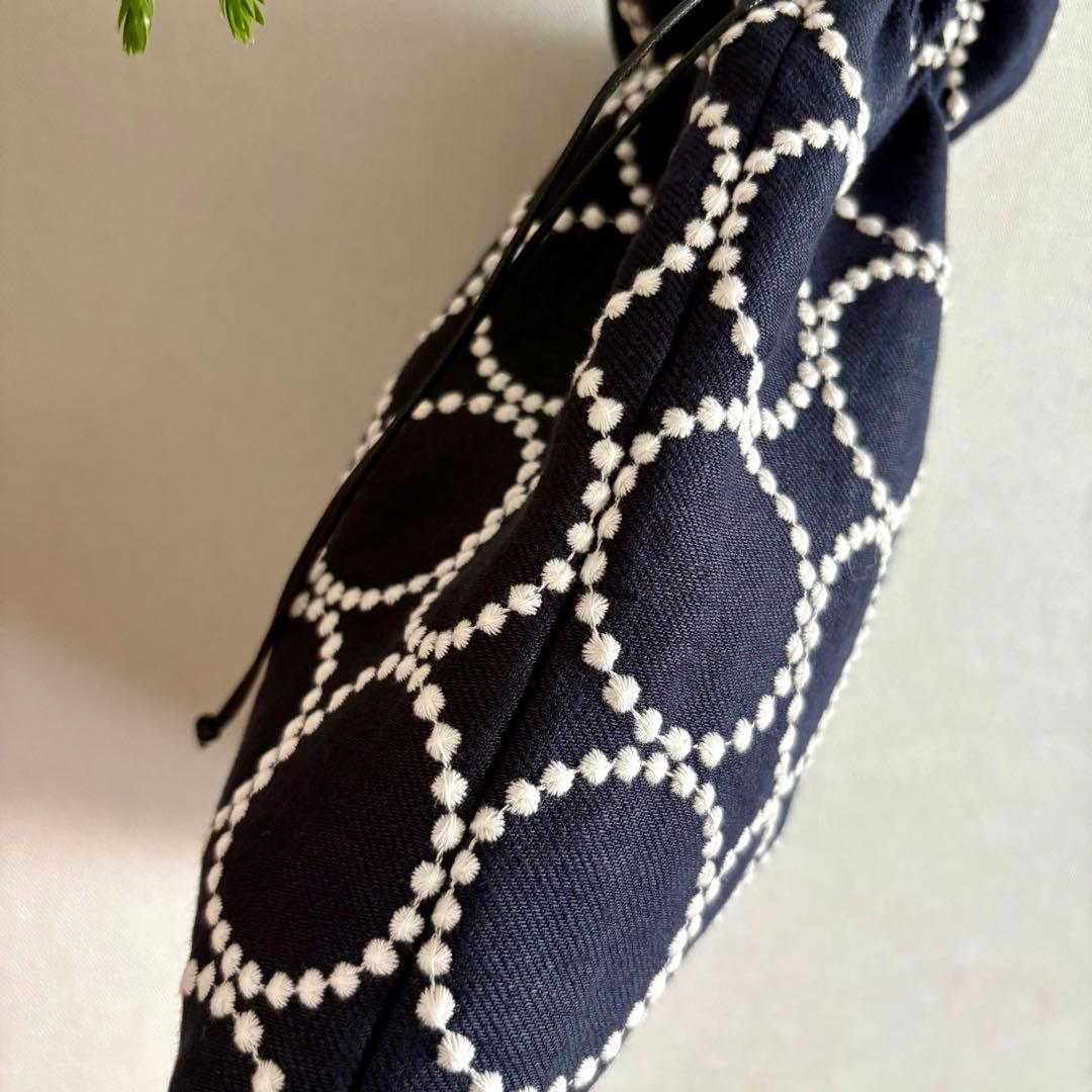 ミナペルホネン生地使用 ✳︎ tambourine 巾着バッグA