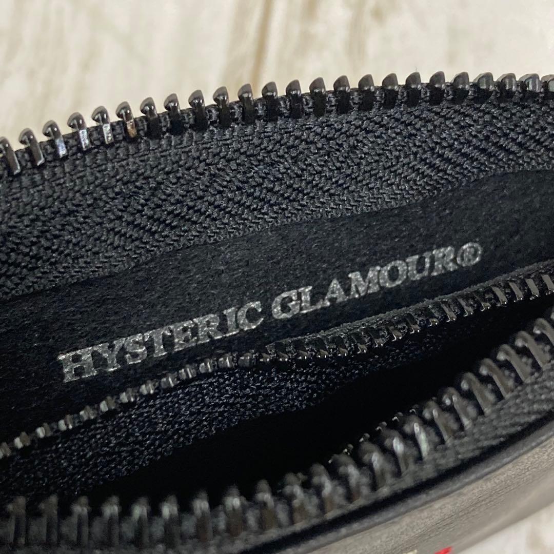 so-1652)ヒステリックグラマー VIXEN LINE刺繍 レザーウォレット