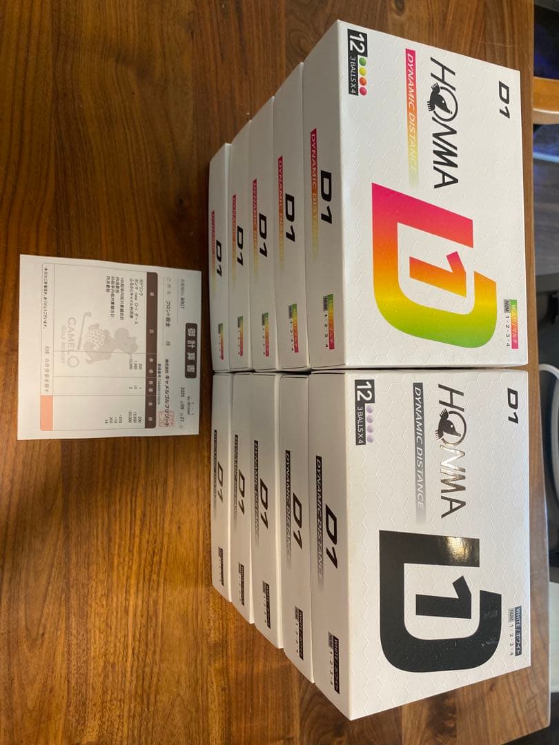 と*し様 ホンマ　新品ゴルフボール　12個×10箱