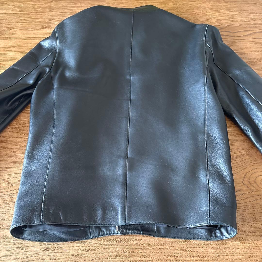 め*✨様 ブラックレザー シングルライダースジャケット