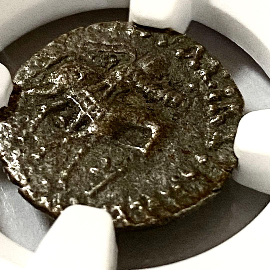 紀元前58年 インド ドラクマ 銀貨 NGC 古代 アンティーク 