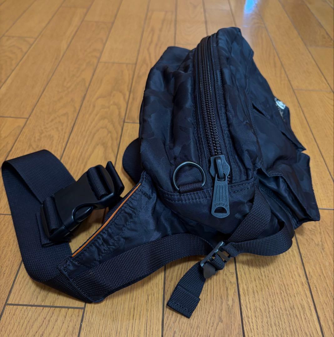 バッグ APE x PORTER JACQUARD ABC WAIST BAG