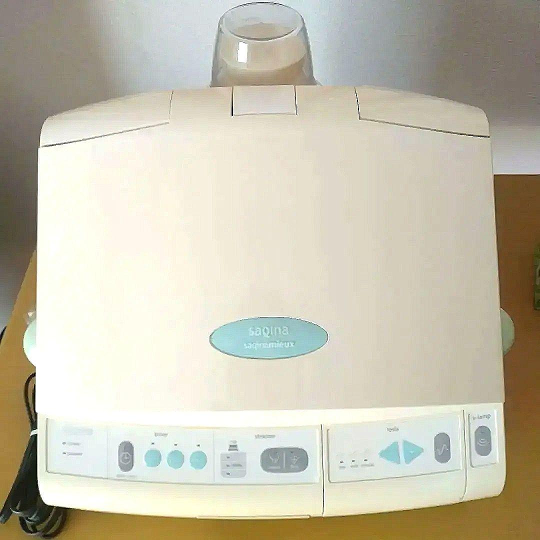 【サキナ/saqina】美顔器 スチームイオン導入 吸引　赤外線　フェイス　頭皮