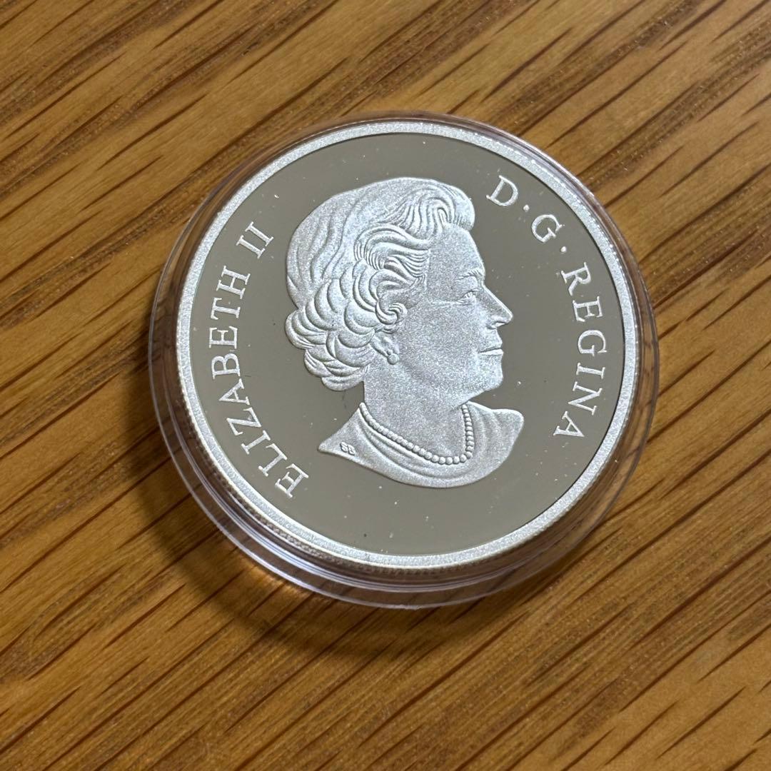 【カナダ銀貨】2017年製 $20 銀貨 雪の結晶 スノーフレーク