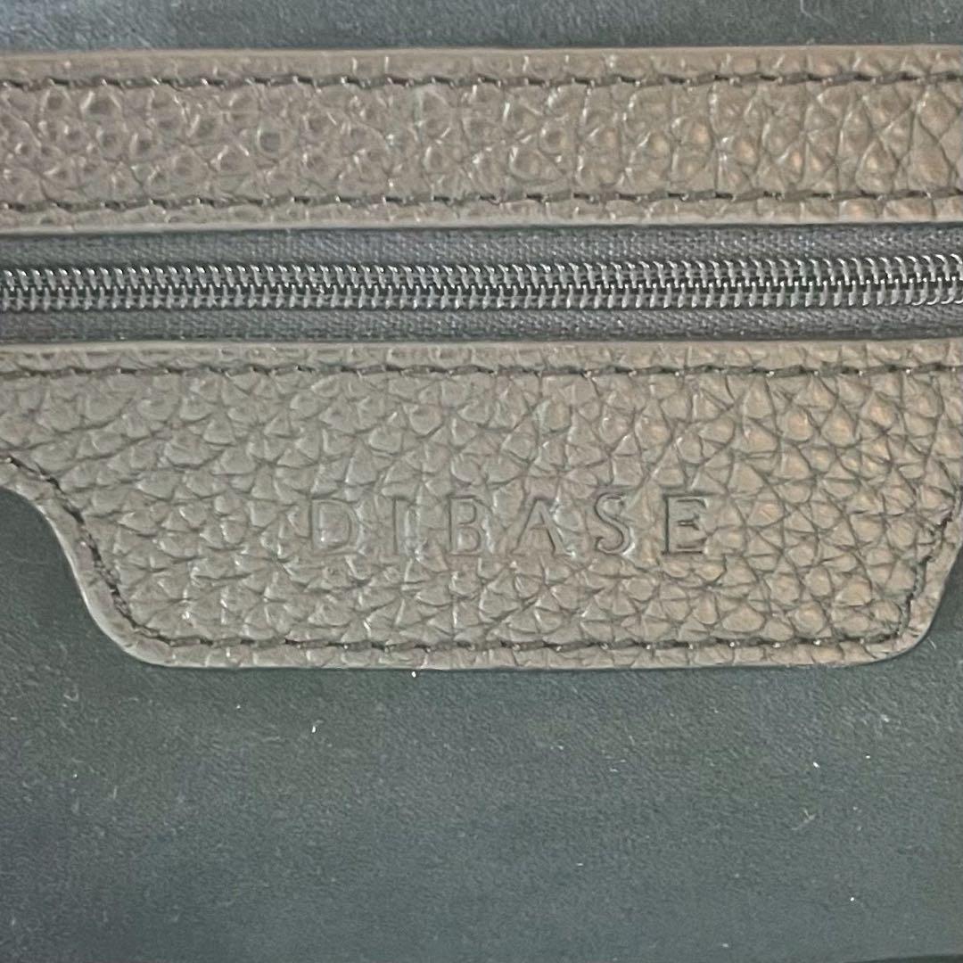 DIBASE 伊勢丹 トートバッグ シボ革 肩掛け A4収納可 黒 ビジネス