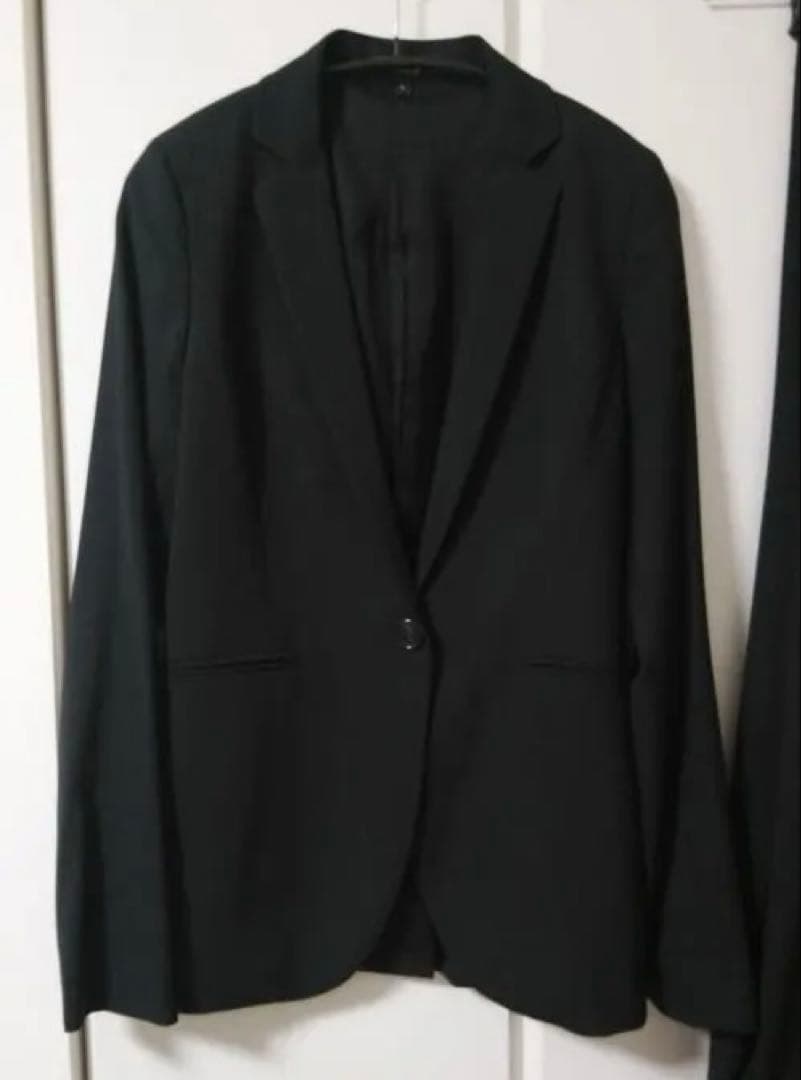 美品　Theory パンツスーツ上下セットアップ　黒　0