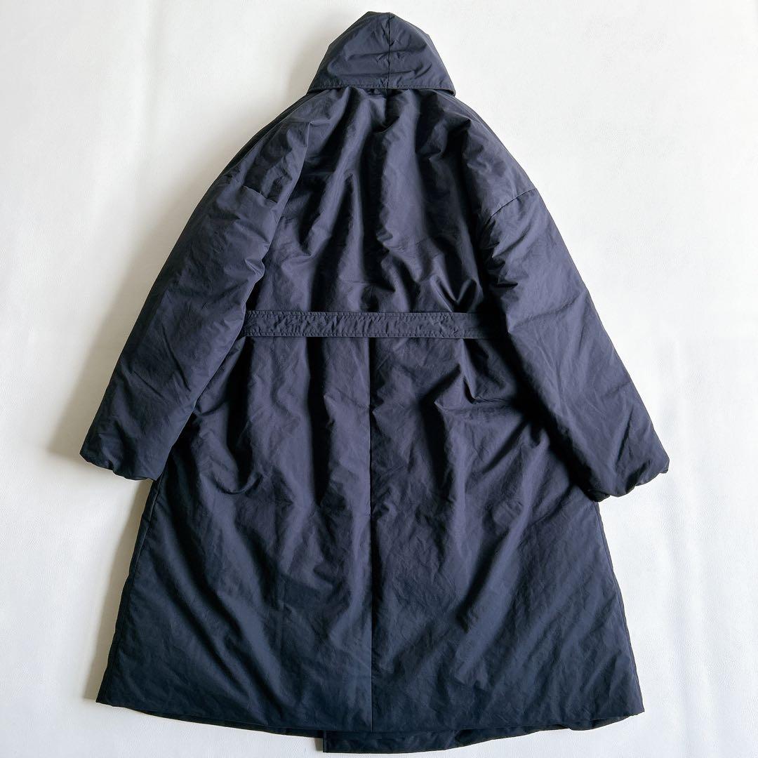 ロフトラボ　ショールカラーダブルダウンコート　ROAR ネイビー　サイズ1