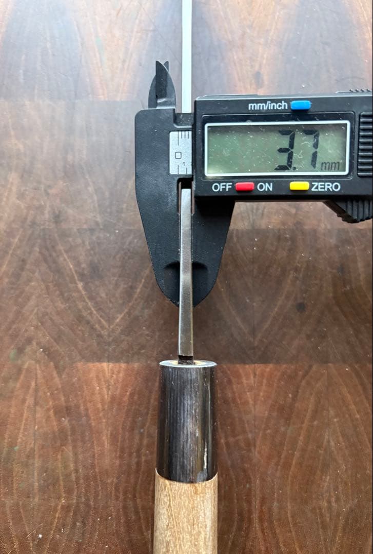 堺打刃物　霞　切付　柳刃9寸　270mm 包丁　白鋼　和包丁　水牛　朴木