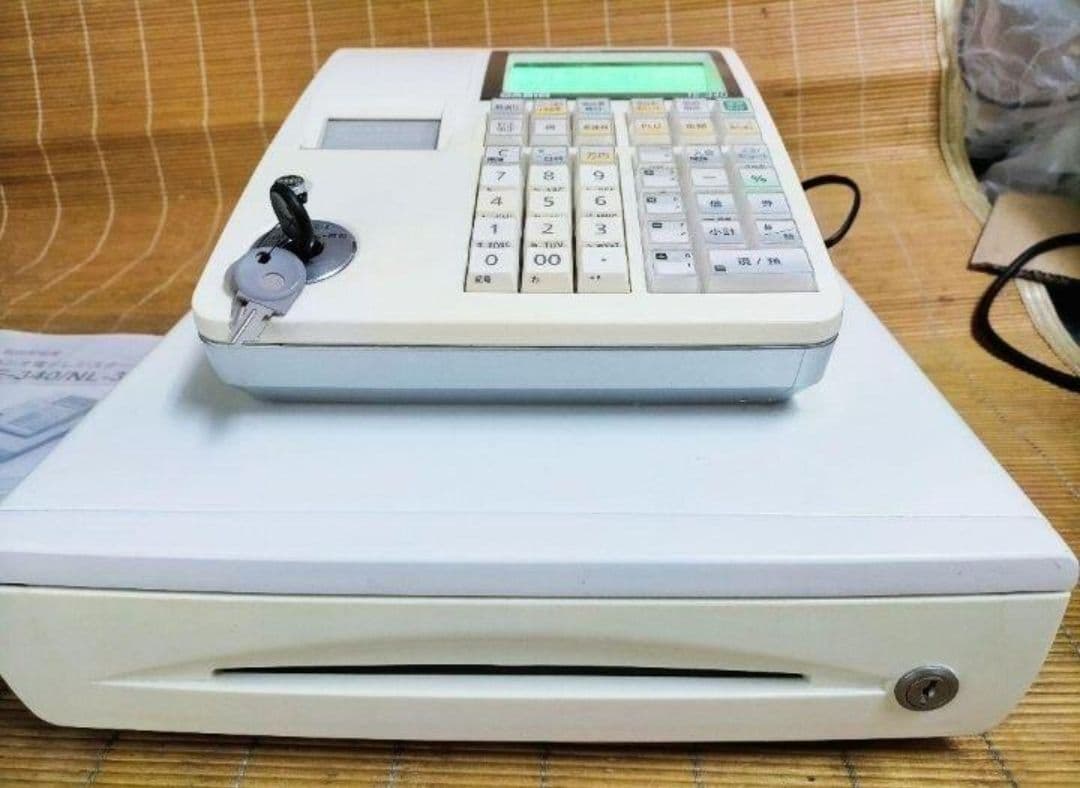 カシオレジスター　TE-340/NL300　フル設定無料　018833