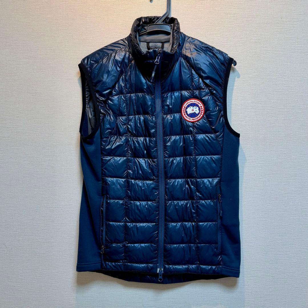 【美品】カナダグース ハイブリッジ ライトベスト ネイビー S（日本M相当）