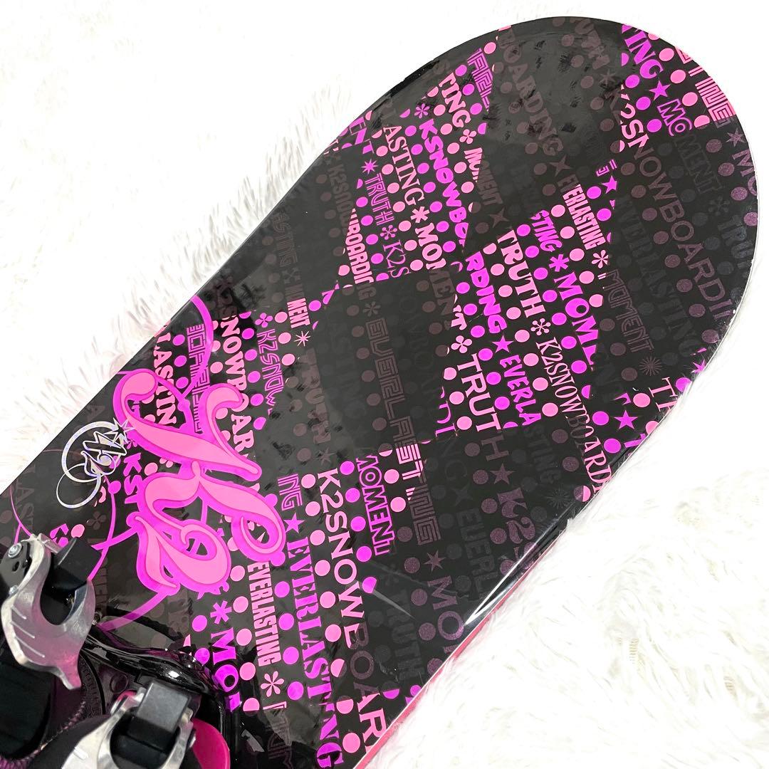 k2 × Stella スノーボードセット レディース 142 ホットワックス済