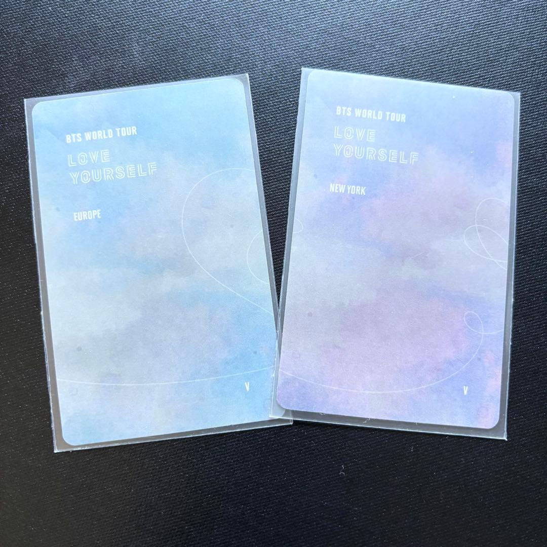 BTS LOVE YOURSELF ヨーロッパ ニューヨーク DVD トレカ V