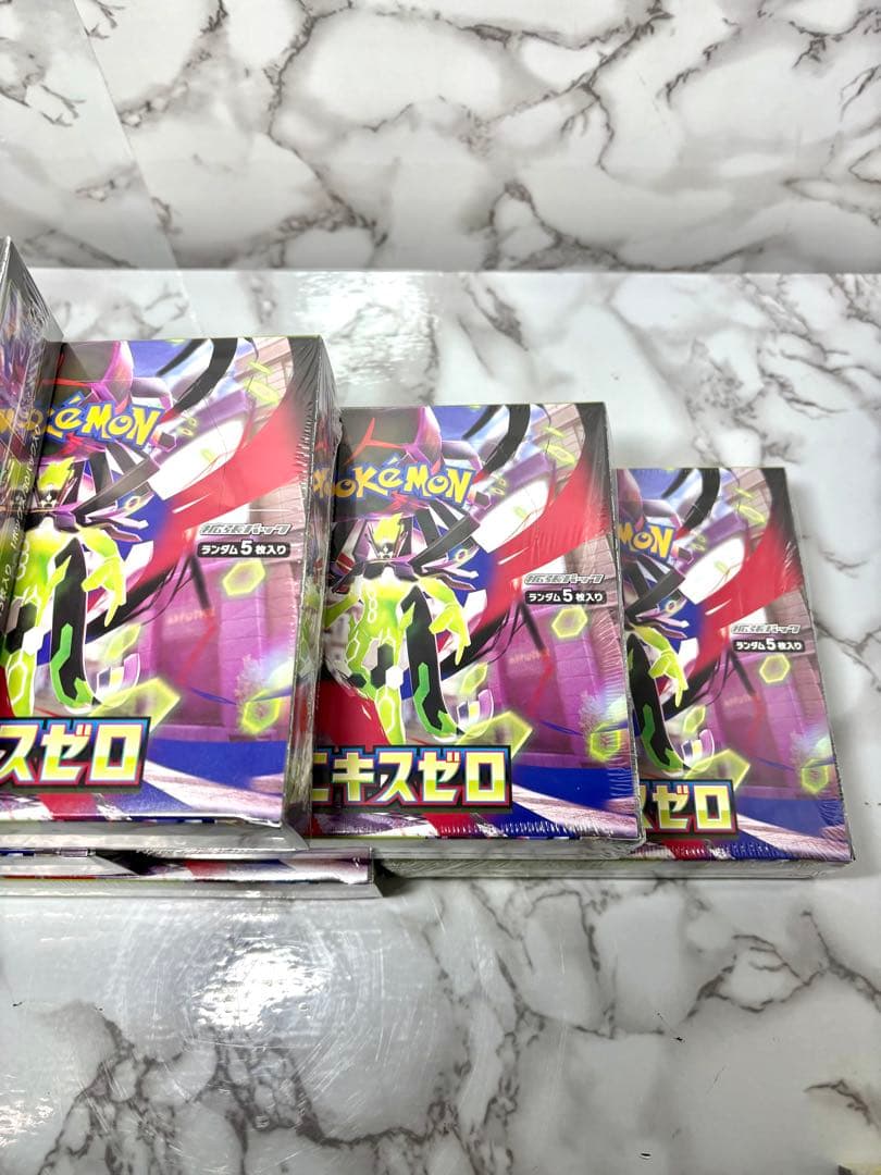 ポケモンカードゲーム ムニキスゼロ BOX未開封品シュリンク付き10個セット