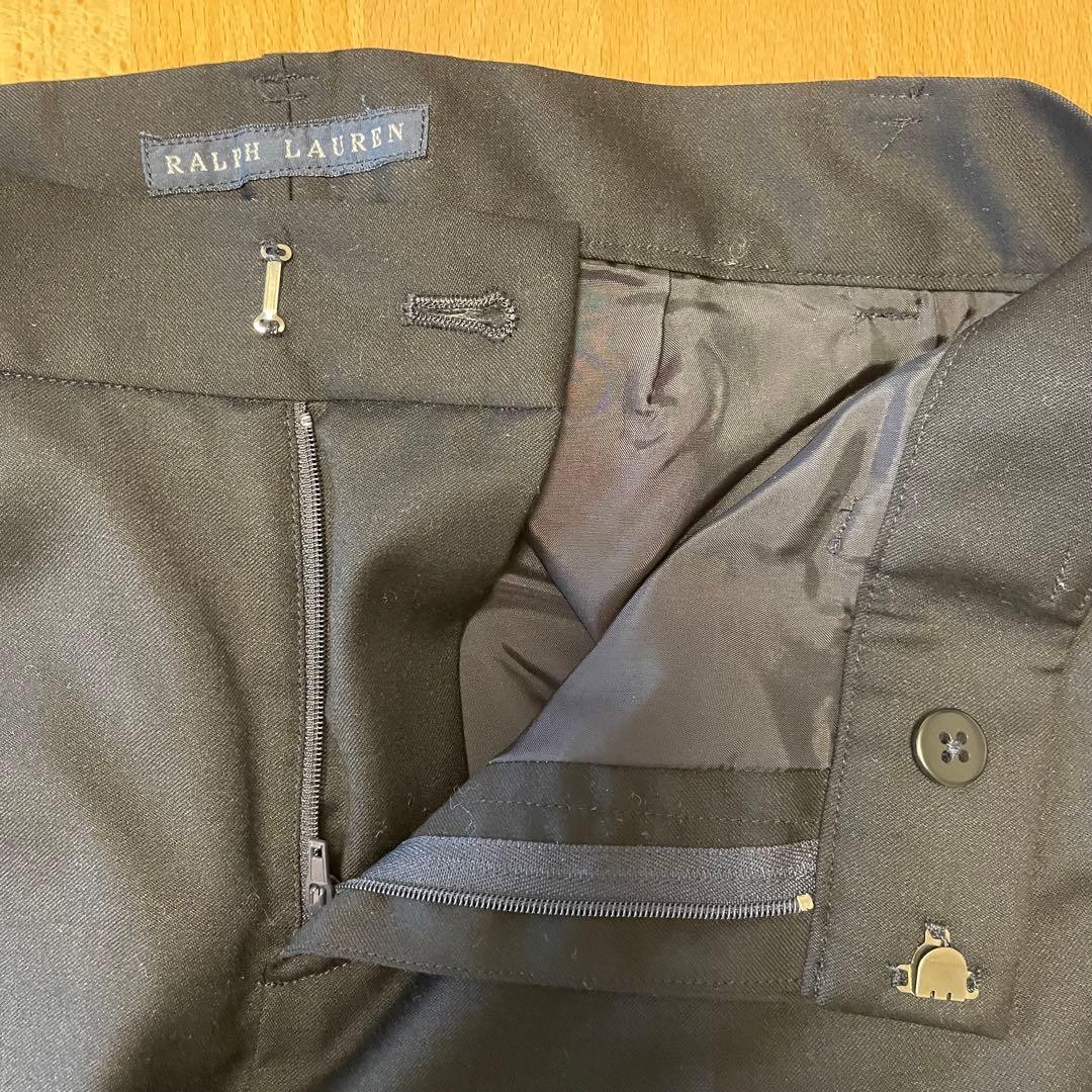 ラルフローレン　紺色　ネイビー　春スーツ　Sサイズ　7号　ほつれ有り