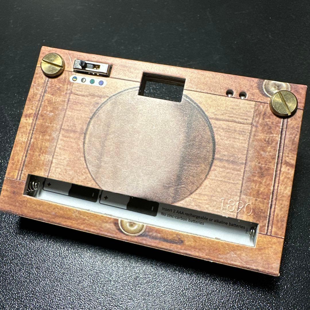 Paper Shoot デジタルカメラ 木目調