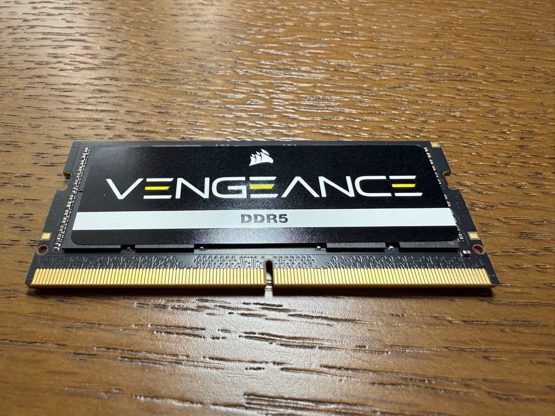 美品VENGEANCE SODIMM DDR5メモリ－32GB1枚4800MHz