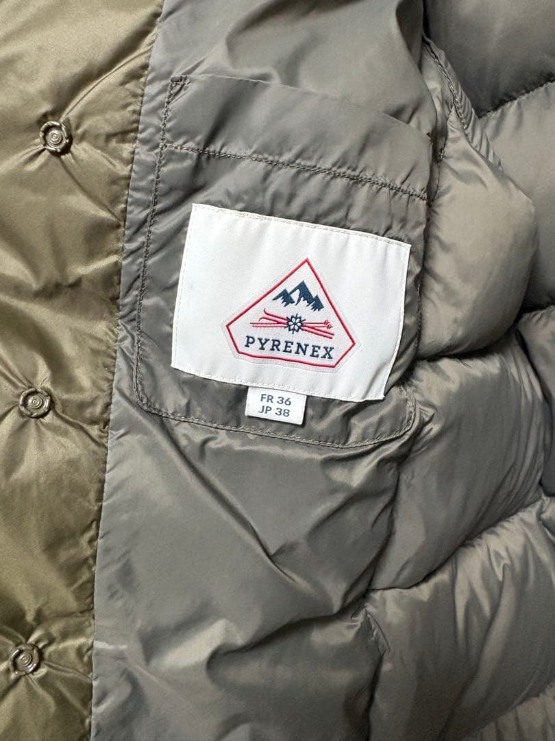 PYRENEX ダウンジャケット コクーン　FR 36 / JP 38 サージ