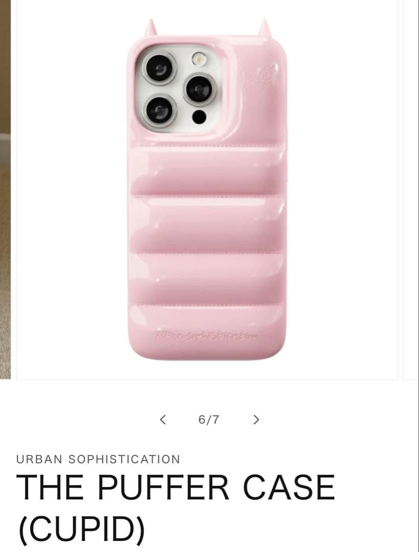 iPhoneアクセサリー THE PUFFER CASE (CUPID)
