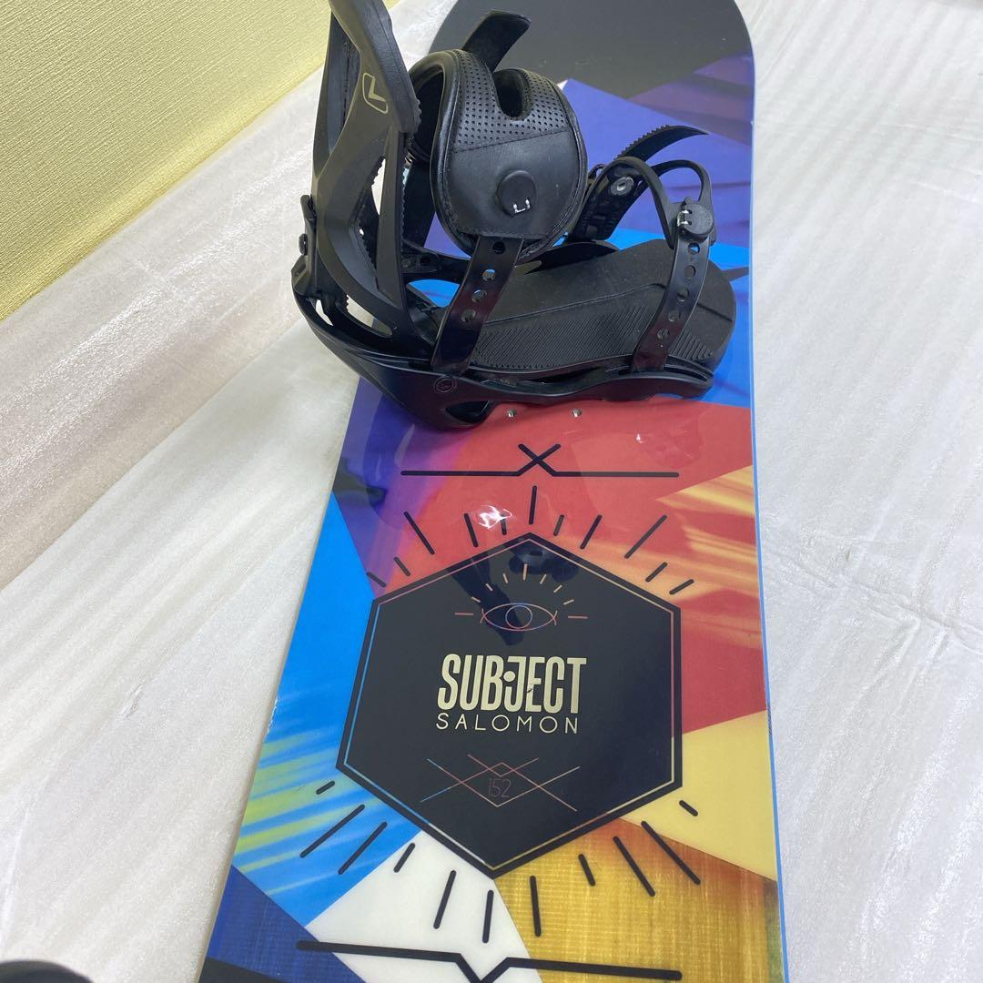 SALOMON Subject 152CM スノーボード ビンディング Mサイズ