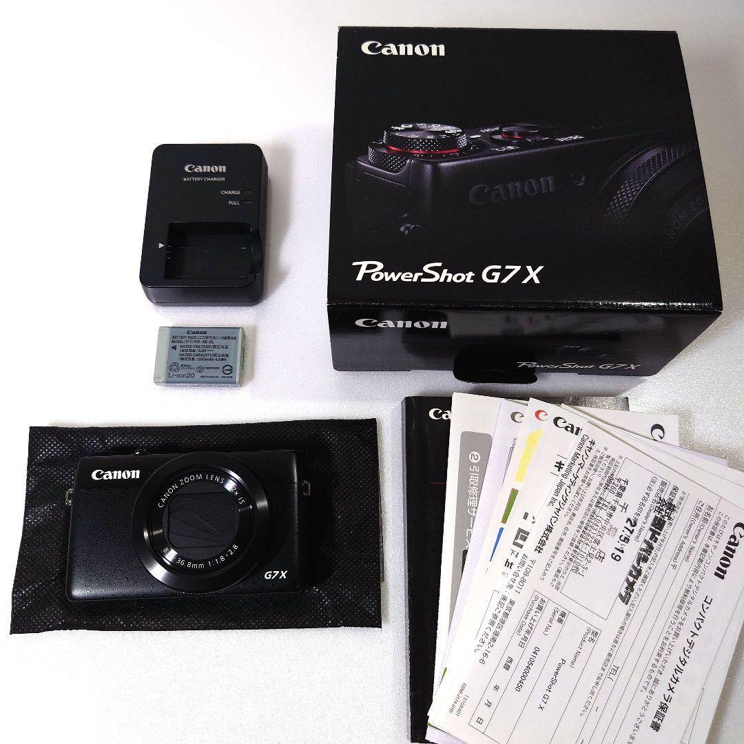 Canon PowerShot G7X 本体と付属品
