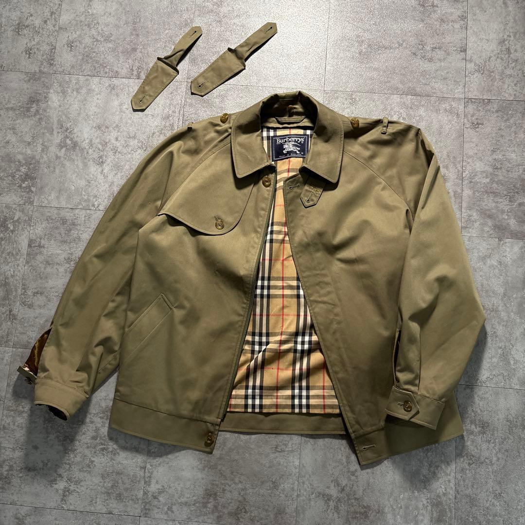 Special 80s Burberry ショートトレンチ　UK イングランド製