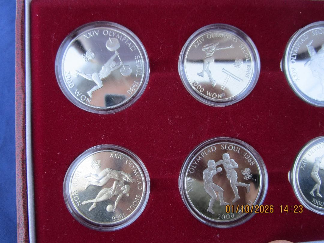 韓国　ソウル1988オリンピック記念硬貨セット　プルーフ