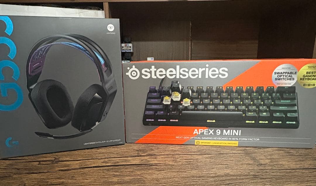 Logicool ヘッドホン　APEX9MINI キーボードセット