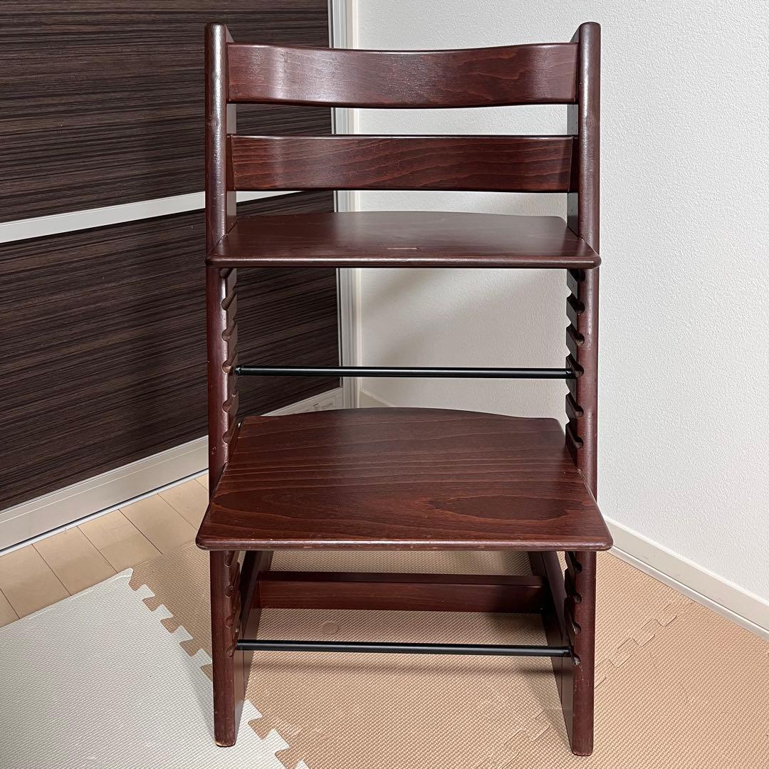 【新型現行品】ストッケ トリップトラップ ウォールナットブラウン　No4