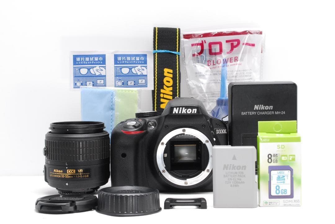 【使用感極少　美品】Nikon D3300　スマホ転送　2416万画素の高画質機