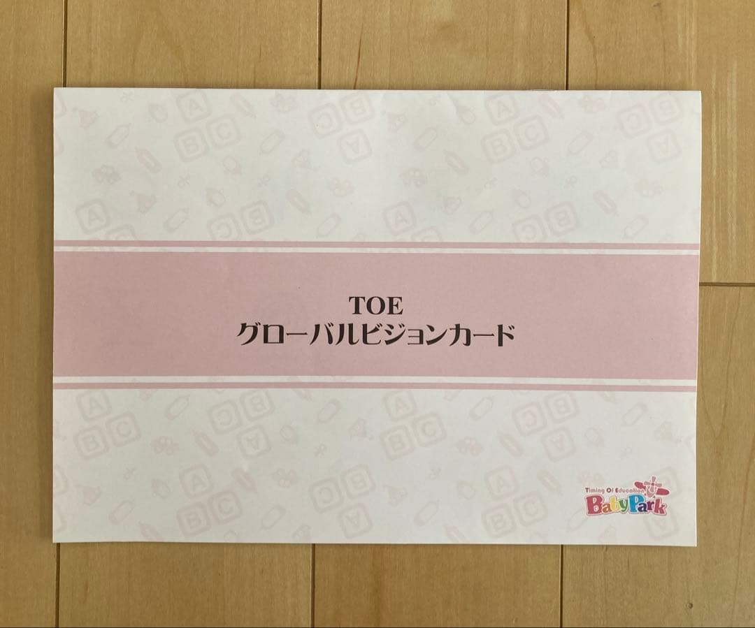 ベビーパーク　フラッシュカード &グローバルビジョンカード&漢字カード2巻セット