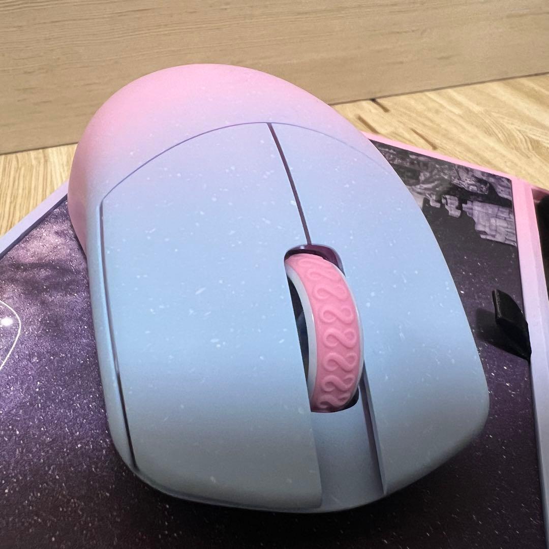 リジェクト×ラムズ未使用ゲーミングマウス8Kドングル入り